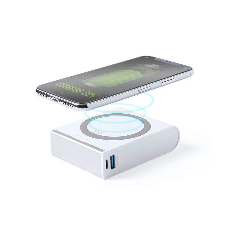Batterie externe 8000 mAh avec fonction de charge rapide sans fil 5w CROOFT