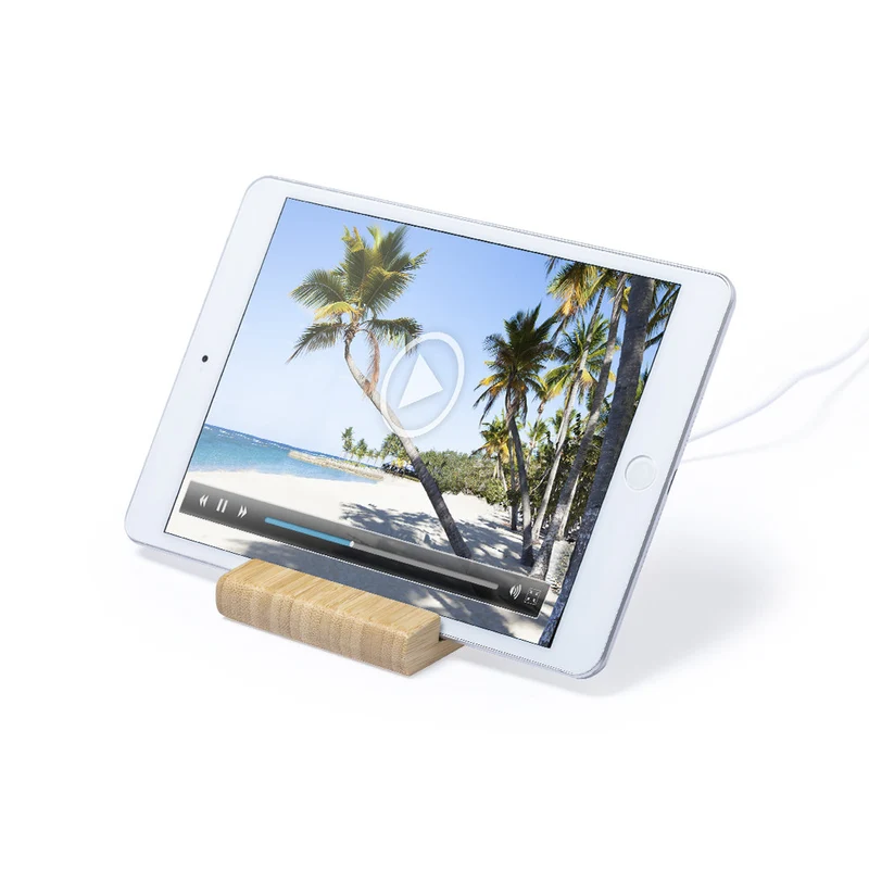 Chargeur sans fil 15w en bambou VARTOL