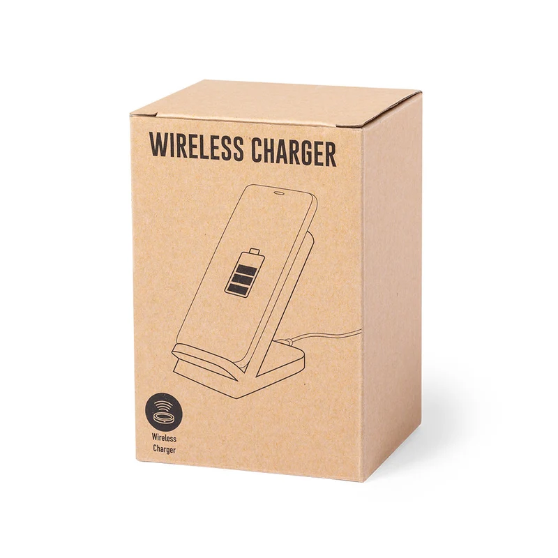 Chargeur sans fil 10w en bambou DIMPER
