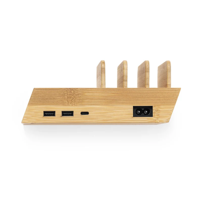 Station de charge sans fil 10w en bambou LUPINT