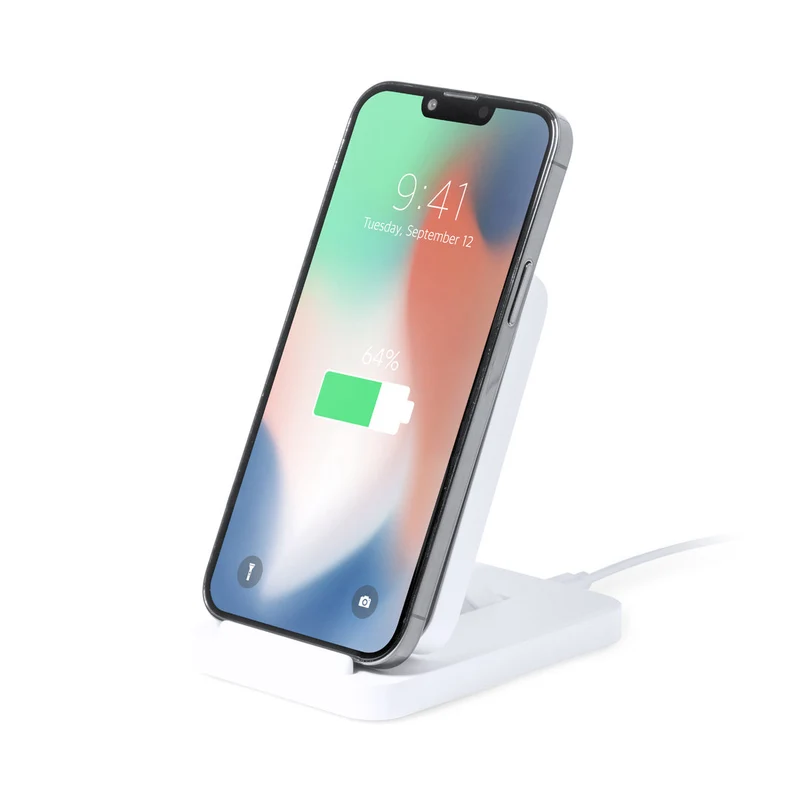Chargeur sans fil 15w en bambou et abs MELLER