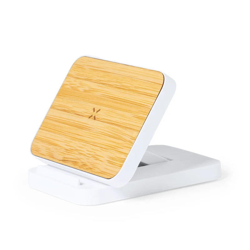 Chargeur sans fil 15w en bambou et abs MELLER