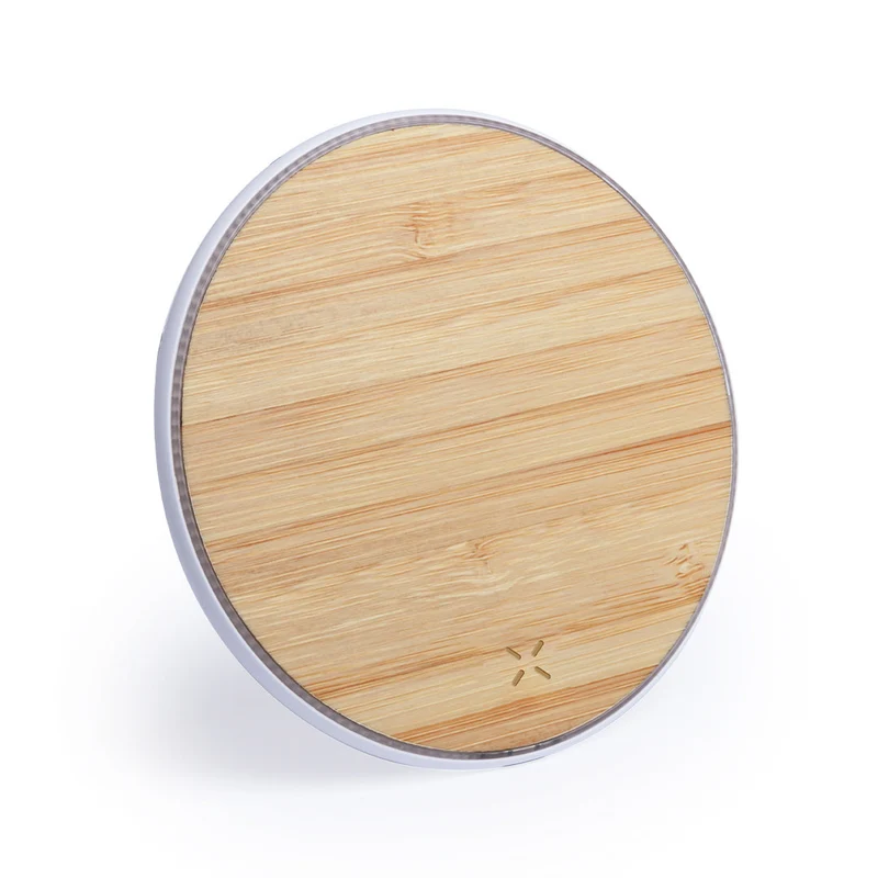 Chargeur sans fil 10w en bambou et abs NEMBAR