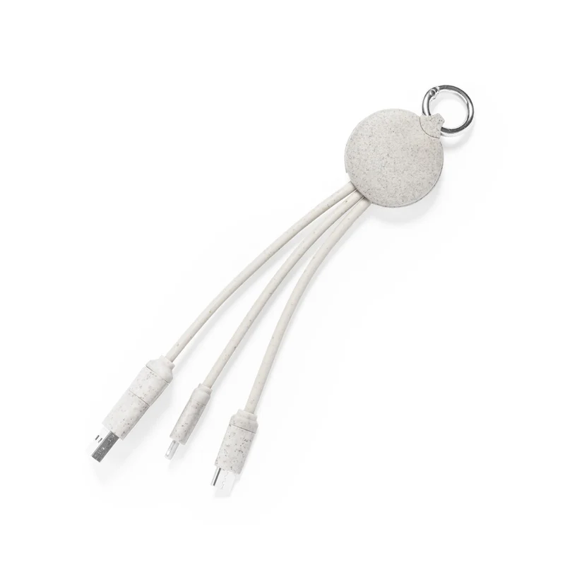 Câble de charge fabriqué en paille de blé et abs DUMOF