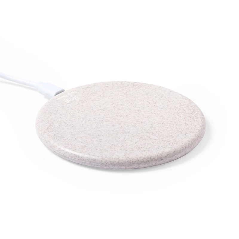 Chargeur sans fil 10w fabriqué en paille de blé et abs ALEIX