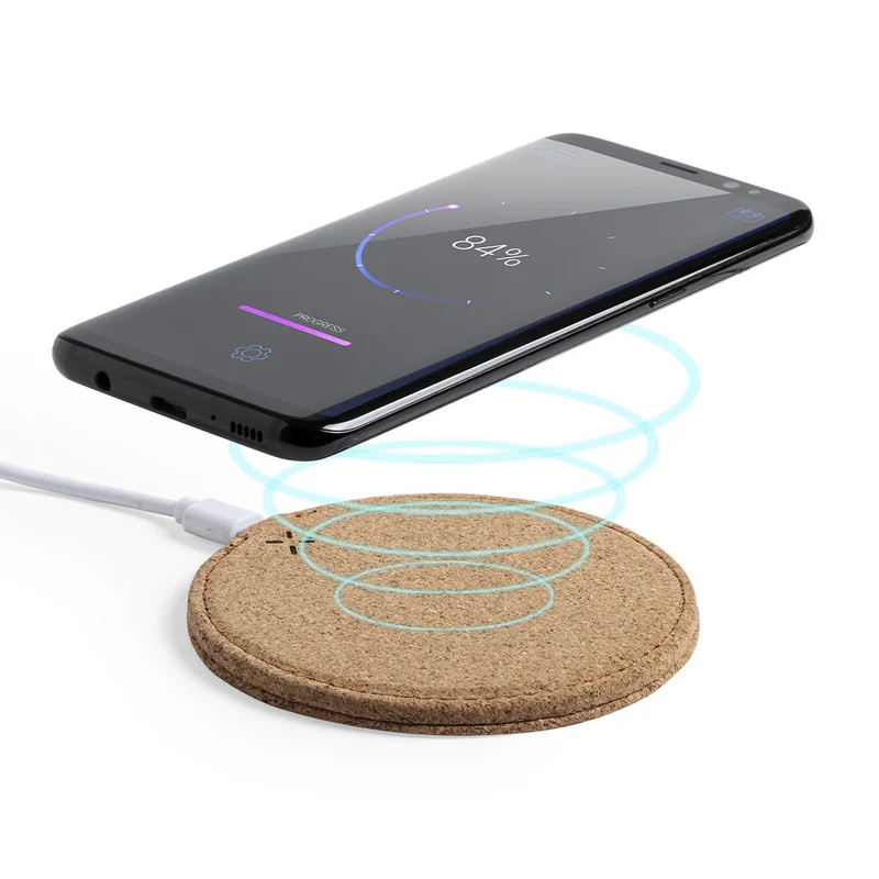 Chargeur sans fil 10w fabriqué en liège KIBOX