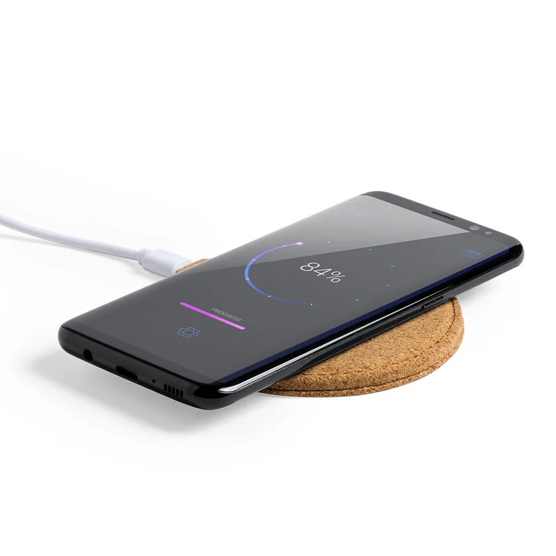 Chargeur sans fil 10w fabriqué en liège KIBOX