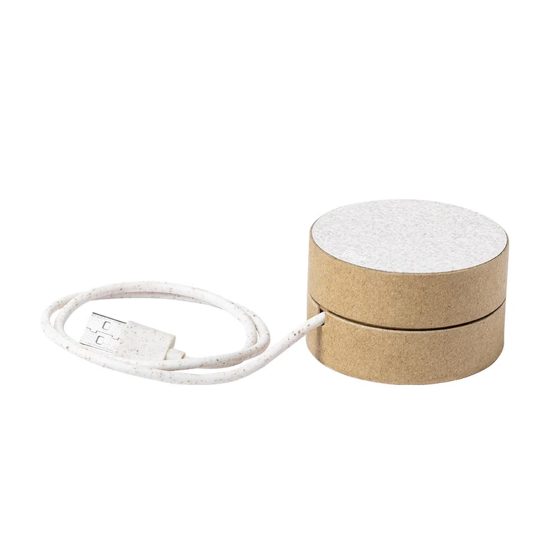 Chargeur sans fil 5w, en paille de blé et abs BROTOX