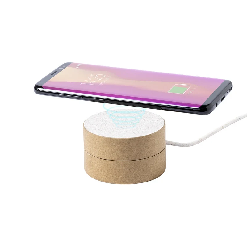 Chargeur sans fil 5w, en paille de blé et abs BROTOX