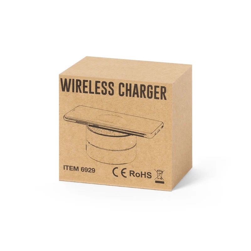 Chargeur sans fil 5w, en paille de blé et abs BROTOX