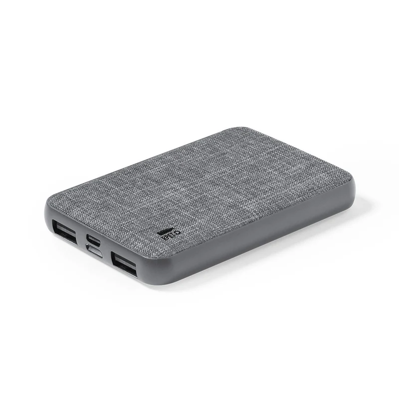 Power Bank en polyester rpet en plastique recyclé 5000 mAh REYCON