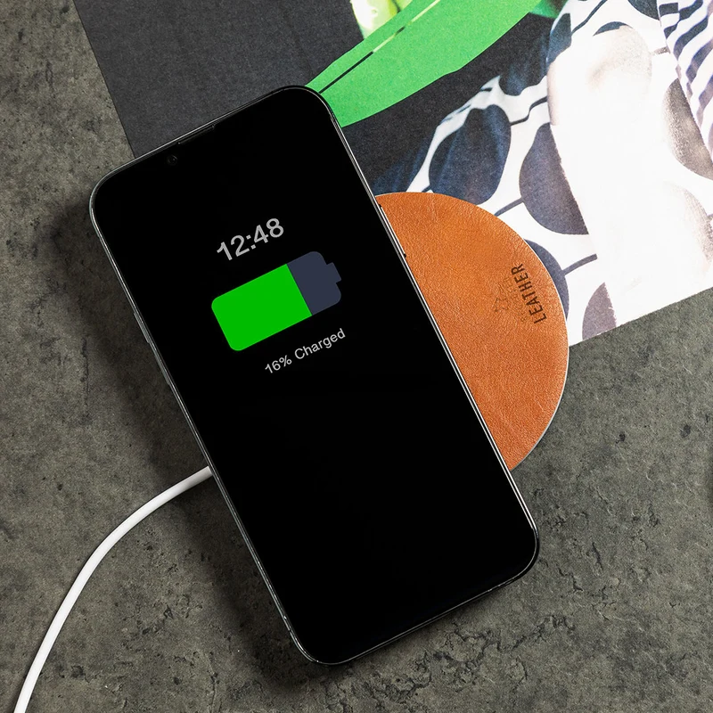 Chargeur 15w, rabs et cuir recyclé SARKUL RCS