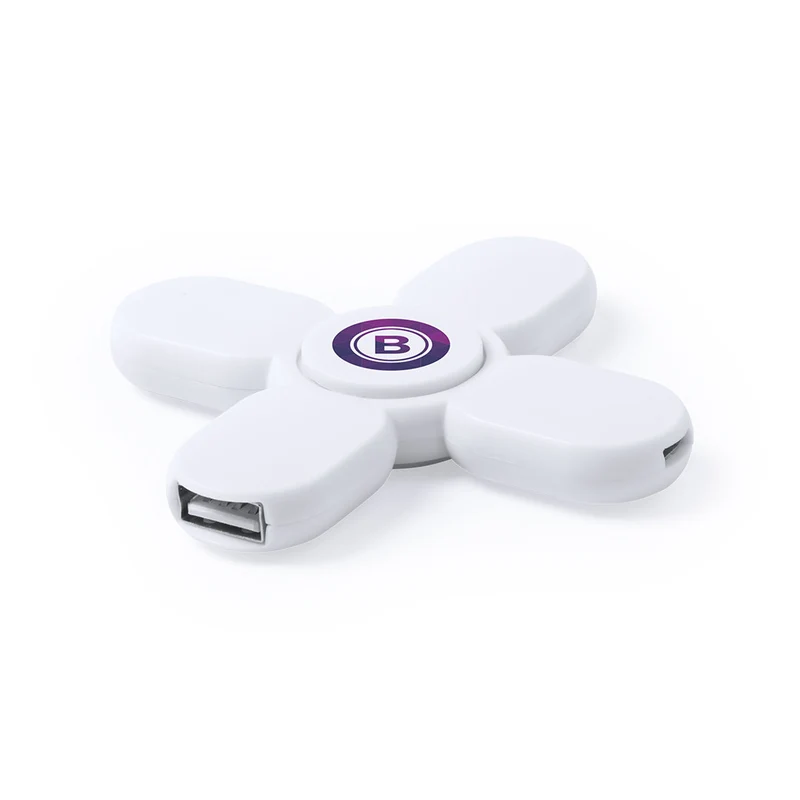 Hub usb avec spinner anti-stress avec 3 ports usb 2.0 KULER