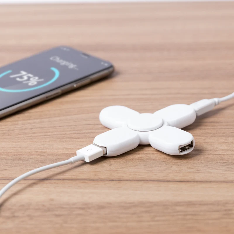 Hub usb avec spinner anti-stress avec 3 ports usb 2.0 KULER