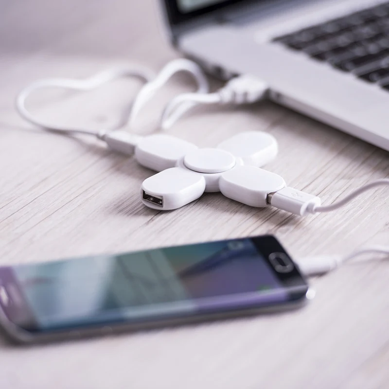 Hub usb avec spinner anti-stress avec 3 ports usb 2.0 KULER
