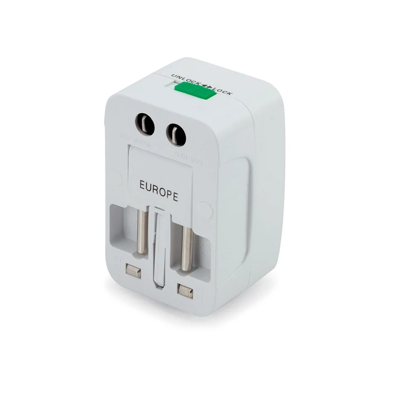 Adaptateur de prises rétractables, conception portable et ultra-compacte TYRU