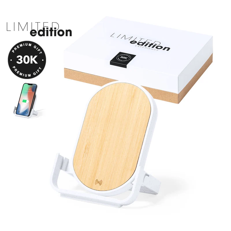Chargeur sans fil 10W en bambou BUISSON