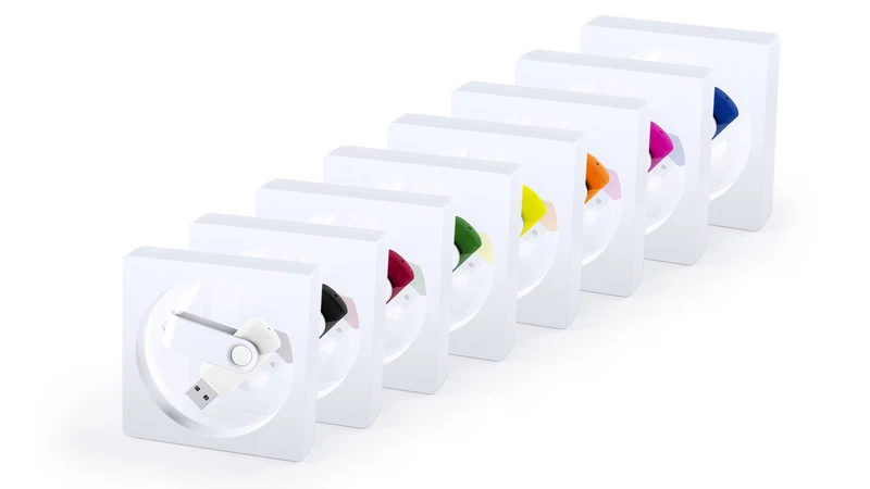 Étui pour clé USB avec fenêtre transparente KIBAL