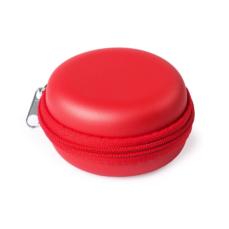 Etui pour clé USB avec fermeture zippée assortie et finition en similicuir souple SHILAY