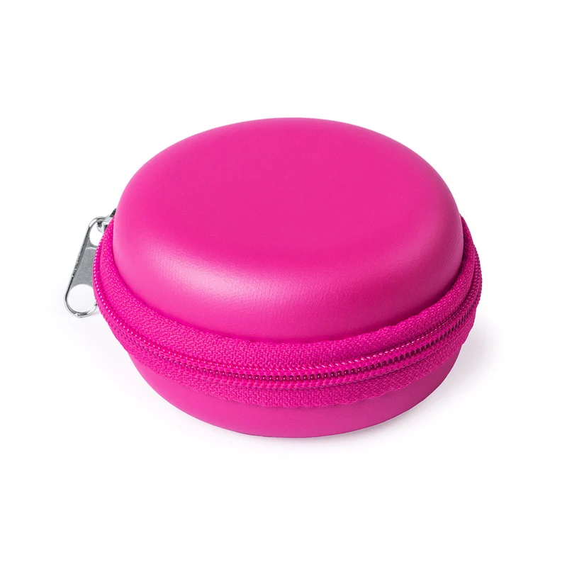 Etui pour clé USB avec fermeture zippée assortie et finition en similicuir souple SHILAY