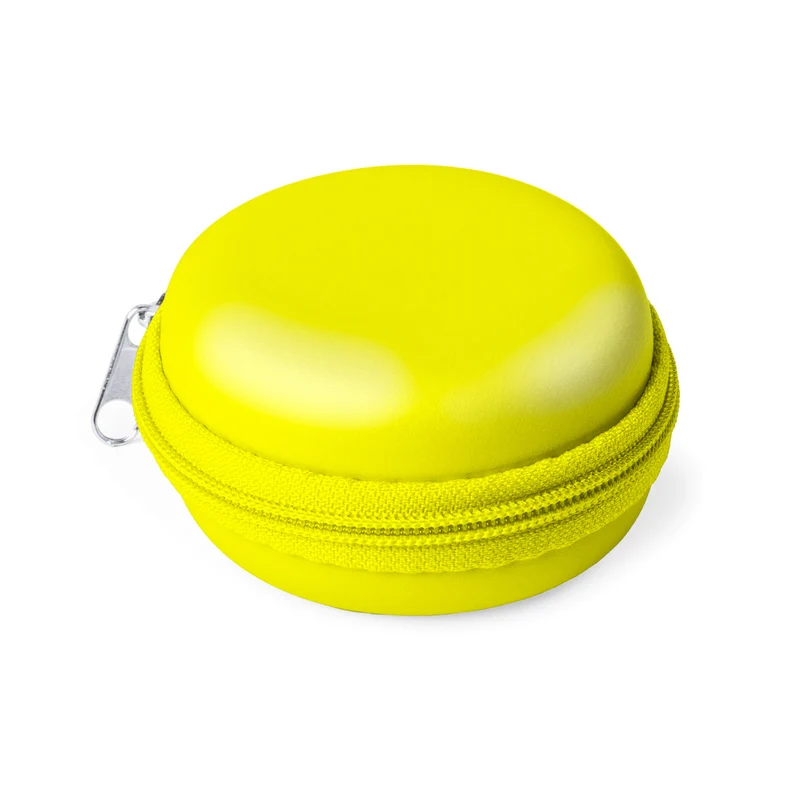 Etui pour clé USB avec fermeture zippée assortie et finition en similicuir souple SHILAY