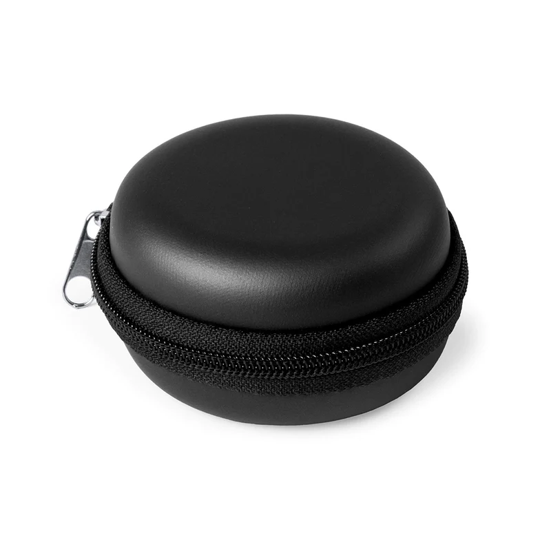 Etui pour clé USB avec fermeture zippée assortie et finition en similicuir souple SHILAY