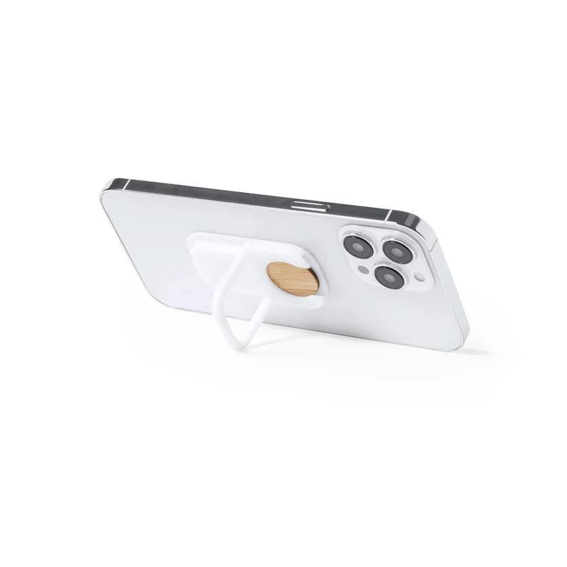 Support multifonction pour smartphone en bambou FARTI