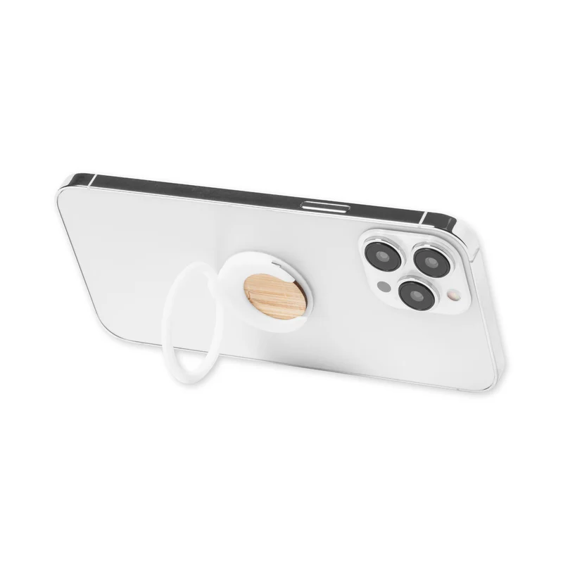 Support multifonction pour smartphone en bambou PASHEL