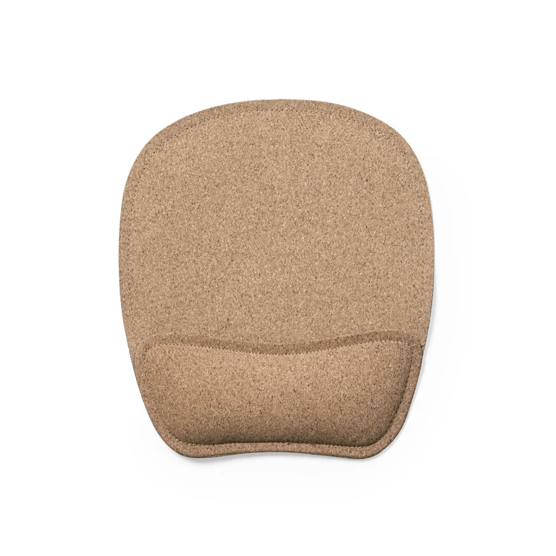 Tapis de souris antidérapant, avec repose mains rembourrée en liège et silicone KAISHEN