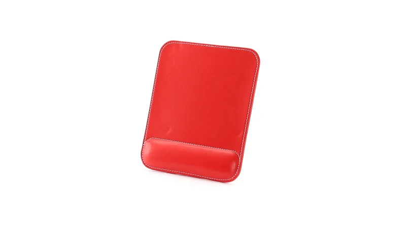 Tapis de souris en similicuir doux, antidérapant avec repose mains rembourrée GONG