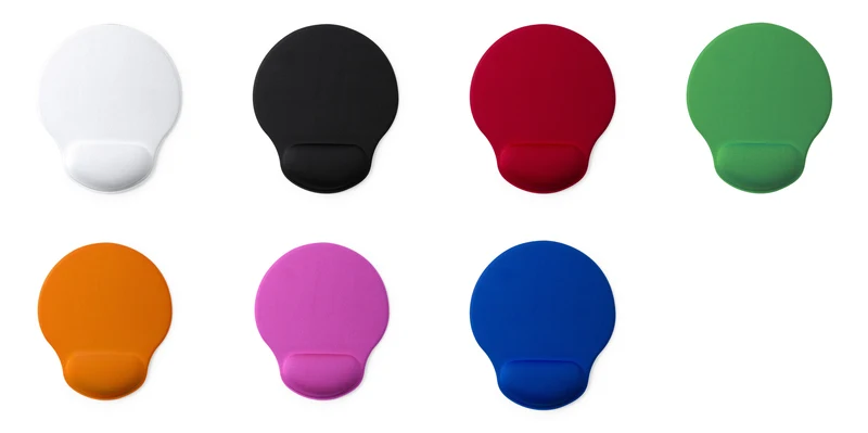 Tapis de souris en polyester doux, repose main embourrée et surface antidérapante MINET