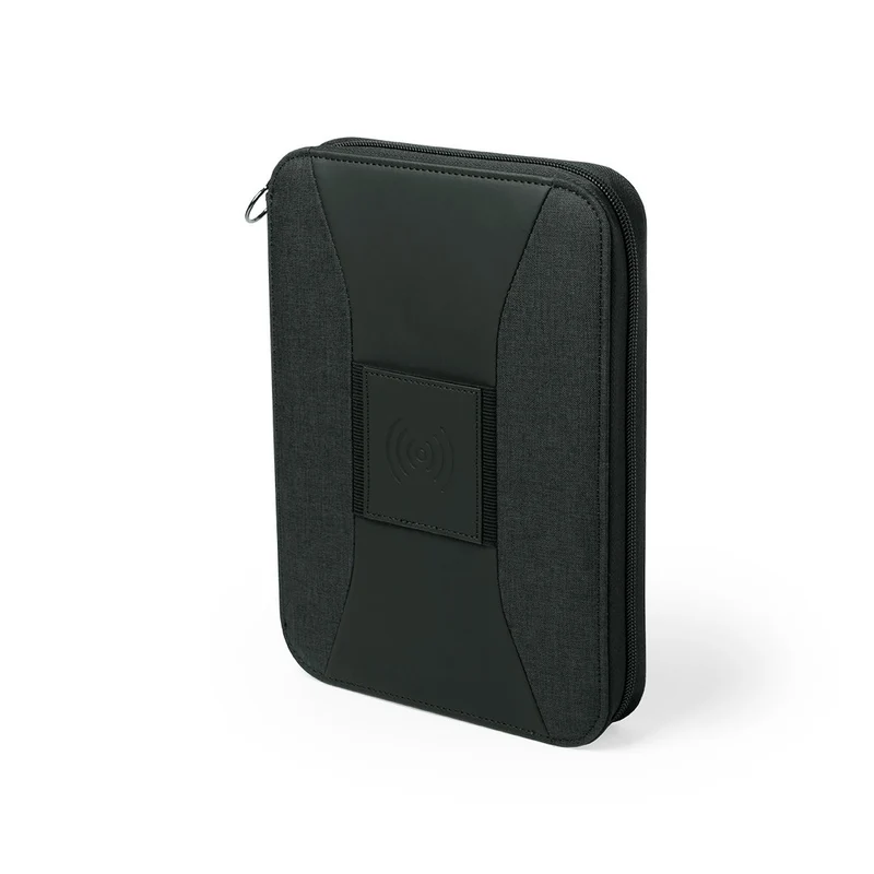 Organiseur power bank 4000 mAh, bloc 64 feuilles, similicuir et polyester 300d SUREY