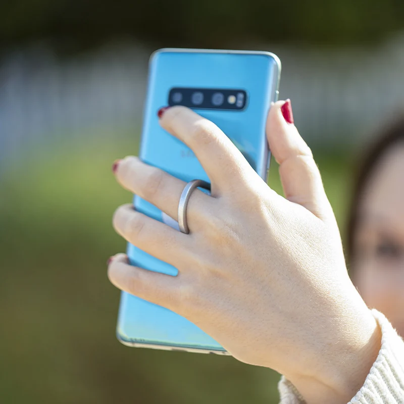 Support métallique pour smartphone adhésif en métal KAFU