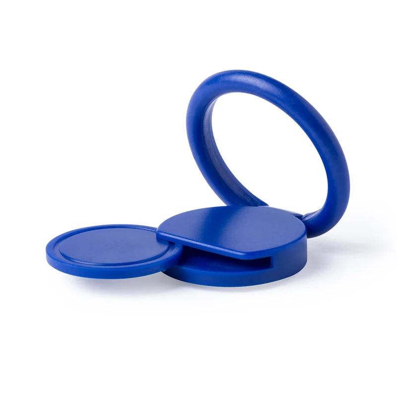 Support avec partie adhésive pour smartphones avec anneau pour doigt QUITON