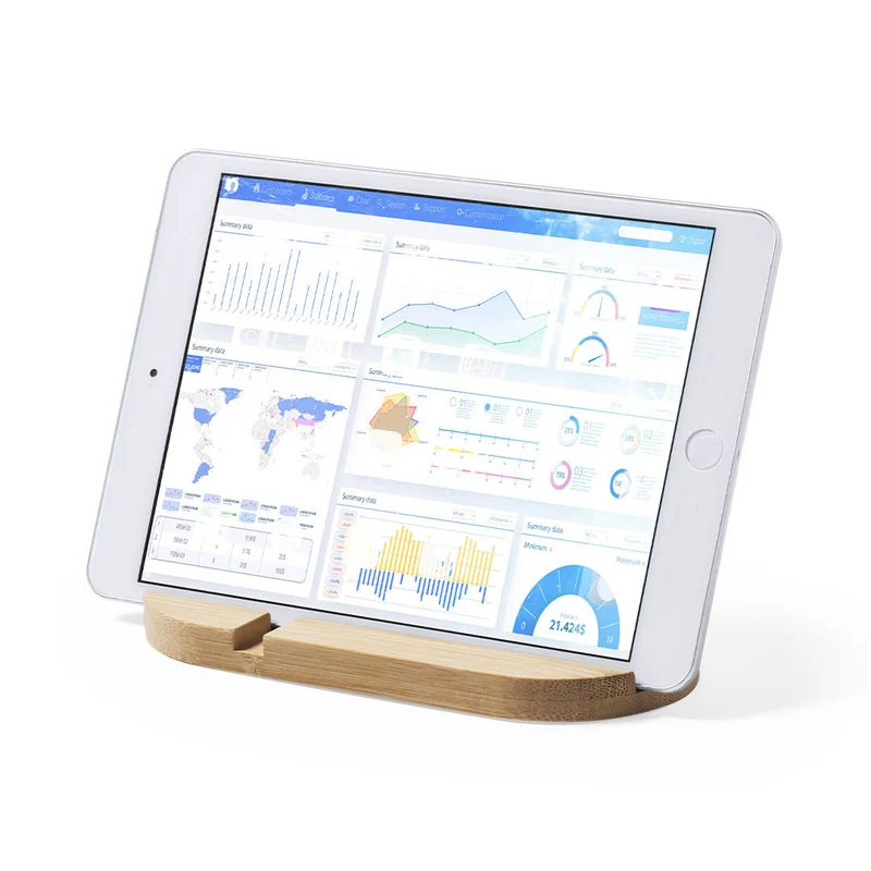 Support pour smartphone et tablette en bambou LEMINS
