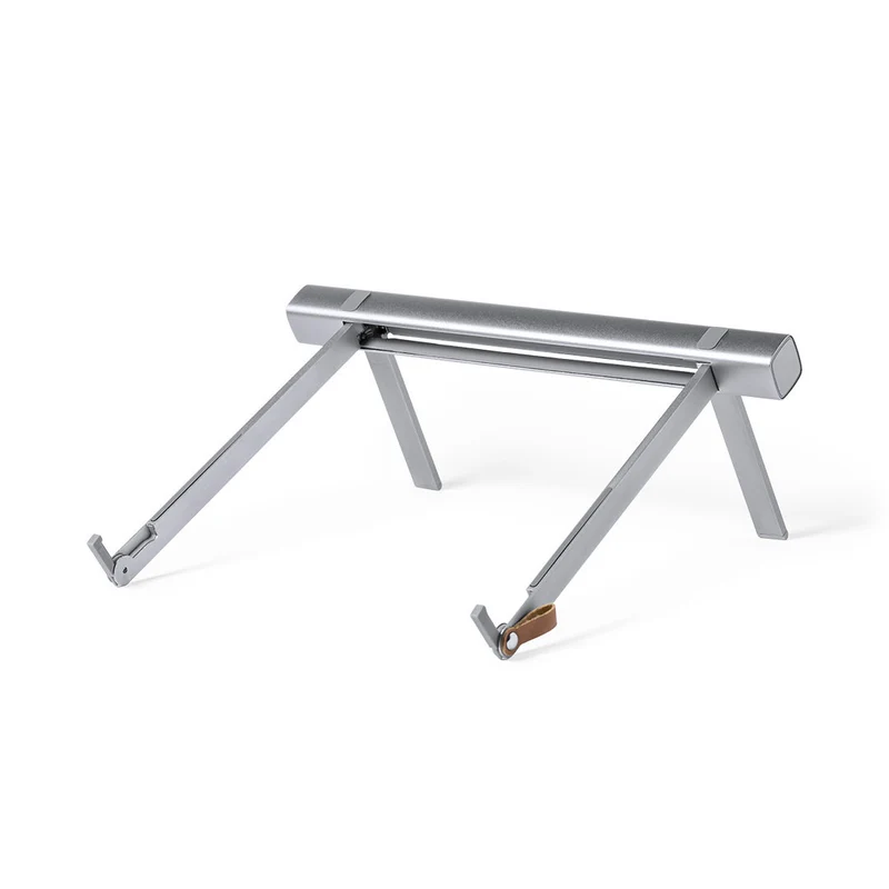 Support d'ordinateur portable pliable en aluminium avec étui suédine MORLON