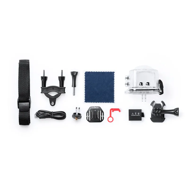 Caméra de sport 360 degrés avec capture vidéo 2448p, batterie 1100 mAh LOGANS