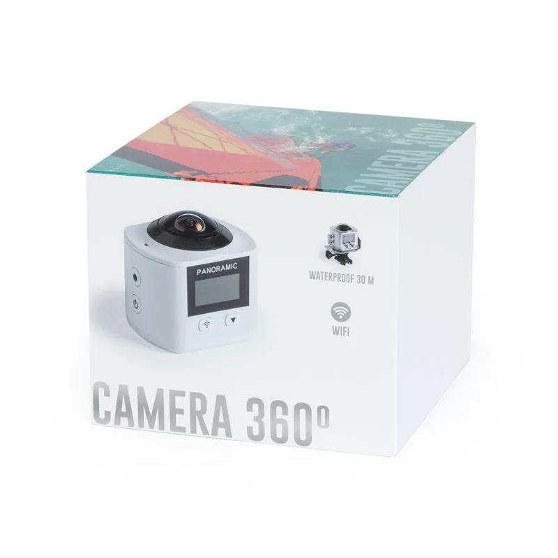 Caméra de sport 360 degrés avec capture vidéo 2448p, batterie 1100 mAh LOGANS