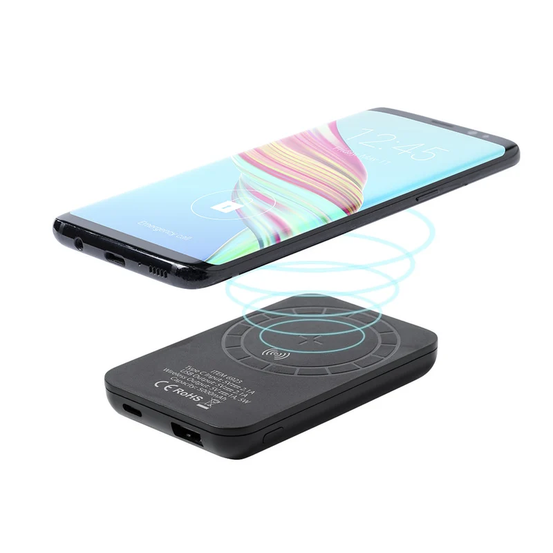 Power Bank sans fil 5w, 5 000 mAh VEKMAR
