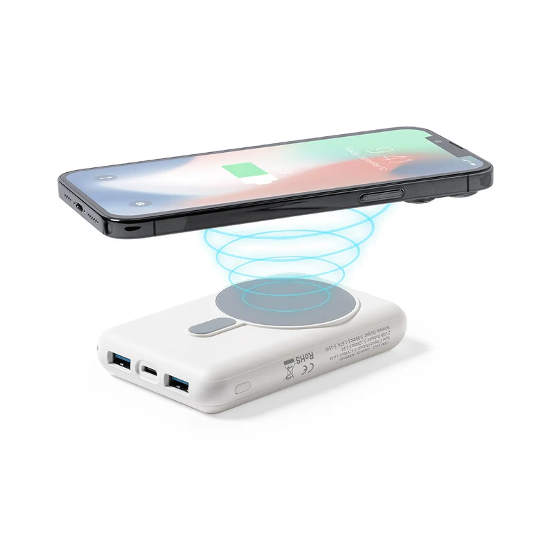 Batterie externe 8 000 mAh, sans fil 15w MADDY