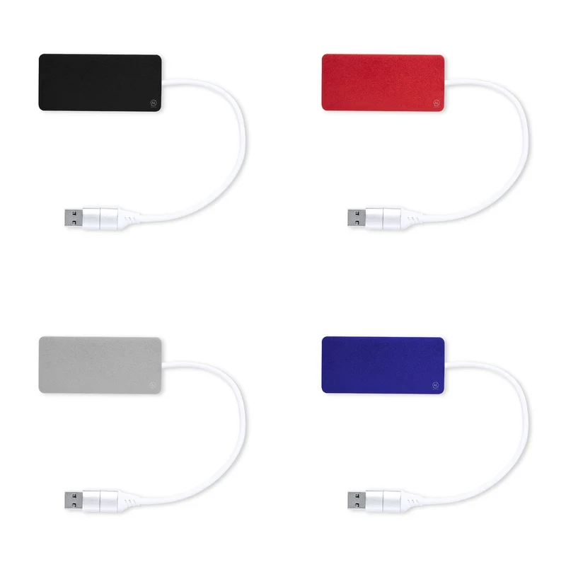 Hub usb 2.0 en aluminium recyclé KALAT