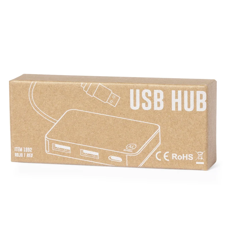 Hub usb 2.0 en aluminium recyclé KALAT