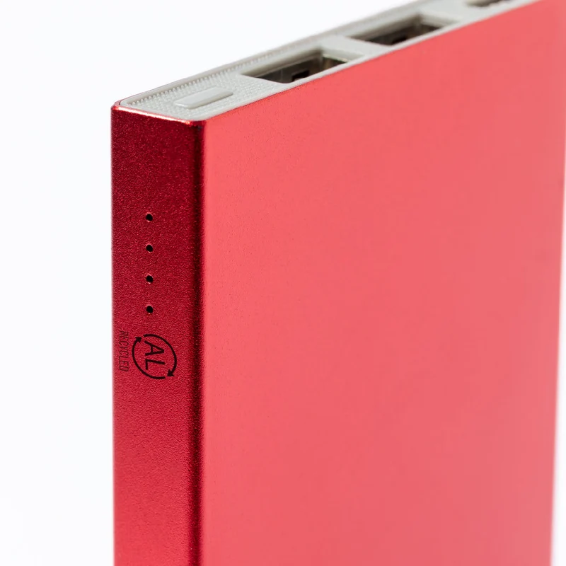 Batterie externe 4 000 mAh aluminium recyclé GINVAL