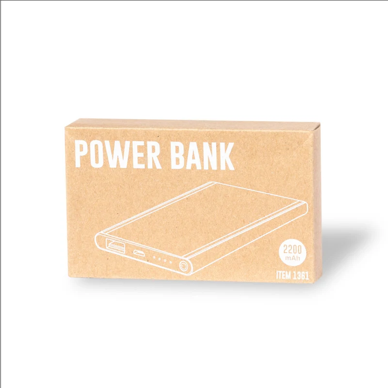 Batterie externe 2 200 mAh en aluminium BLAUS