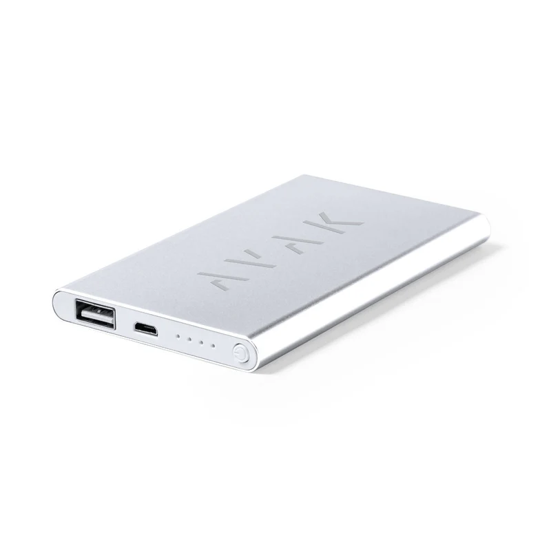 Batterie externe en aluminium de 4 000 mAh GLIRD
