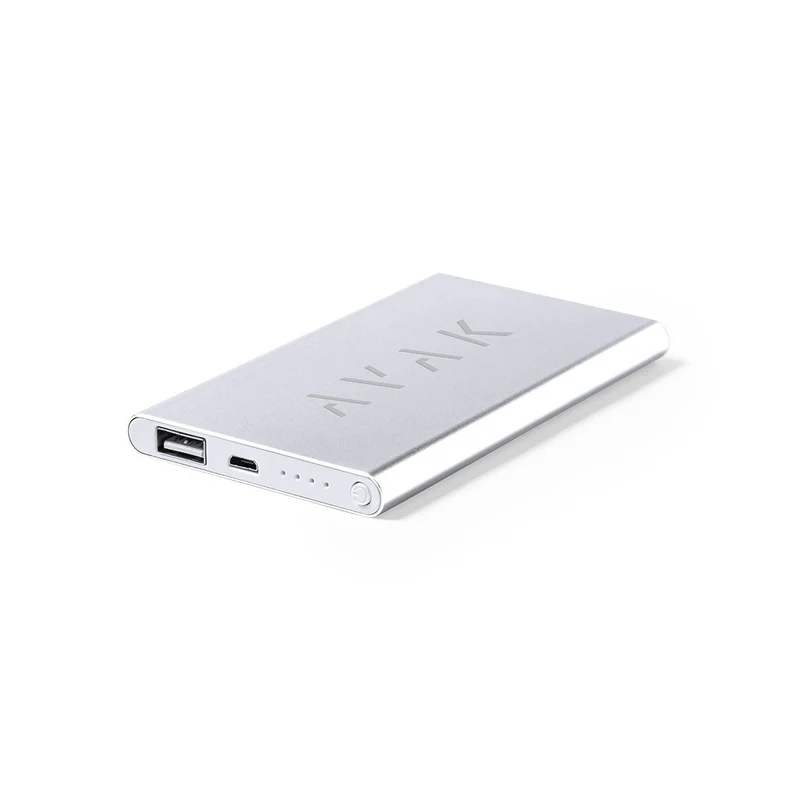 Batterie externe en aluminium de 4 000 mAh GLIRD