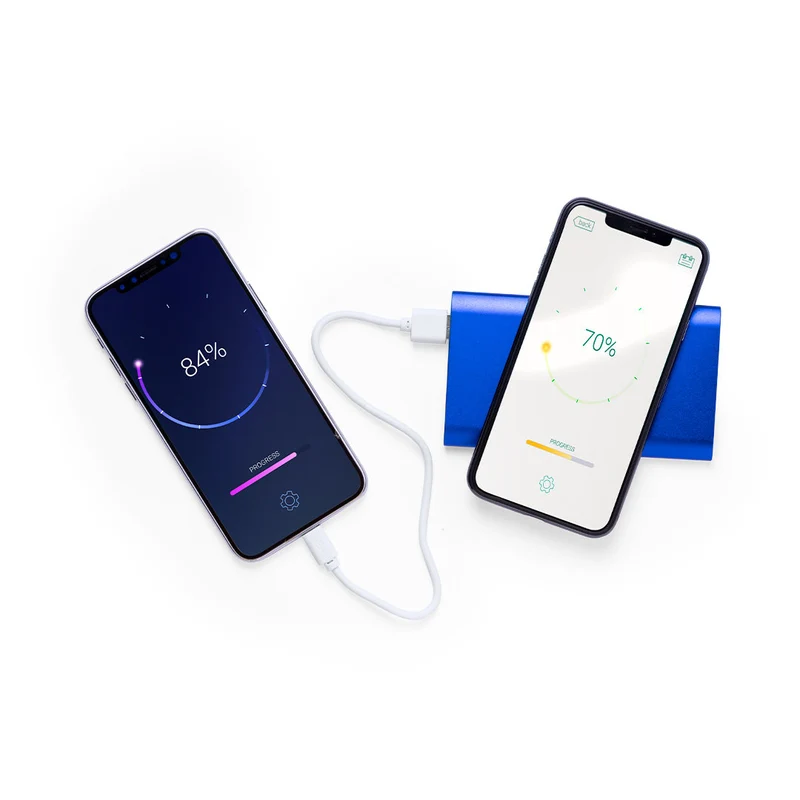 Power bank sans fil 5w, 4 000 mAh, en aluminium TIKUR