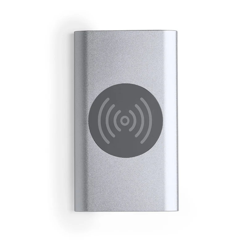 Power bank sans fil 5w, 4 000 mAh, en aluminium TIKUR