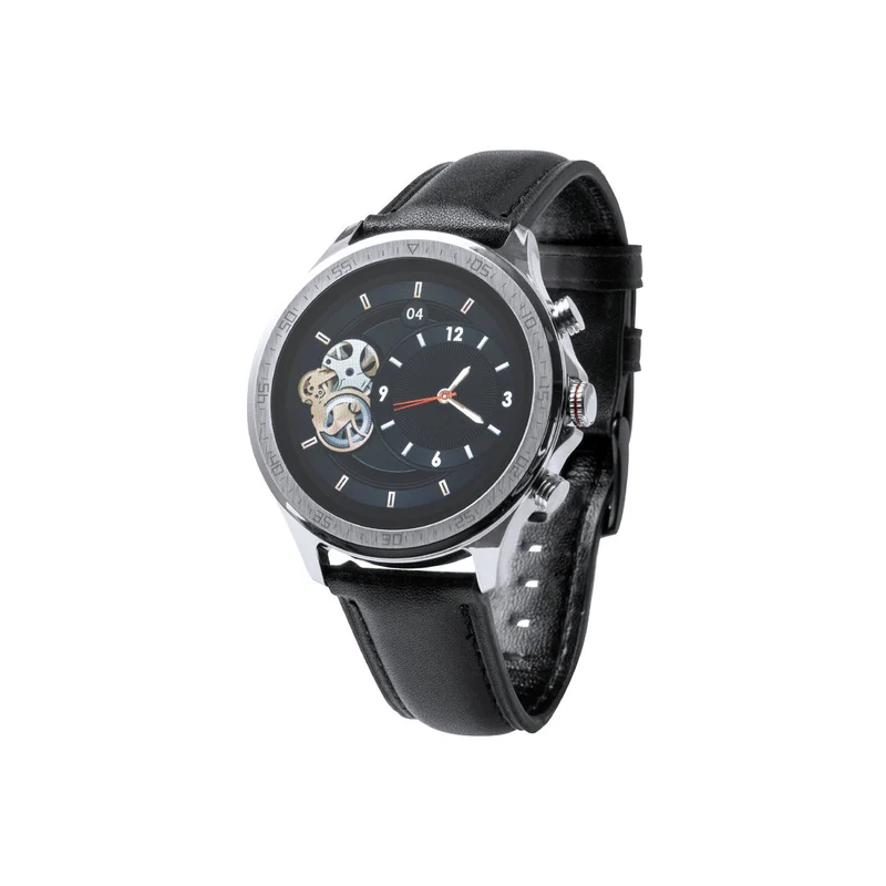 Montre connectée multifonctions, batterie 230 mAh, bracelet en cuir FRONK