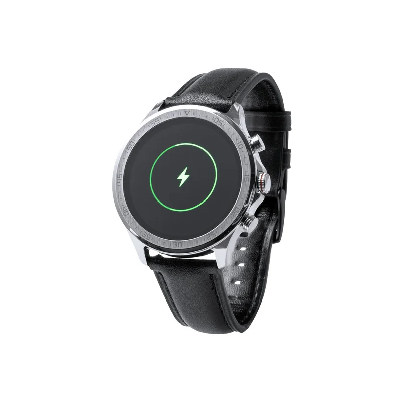 Montre connectée multifonctions, batterie 230 mAh, bracelet en cuir FRONK